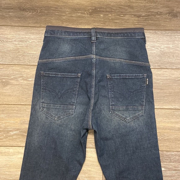 BIG TRAIN OSAKA JEANS JAPANESE STRETCH DENIM DRAWSTRING WAIST BLUE WAIST 29” - Picture 9 of 13